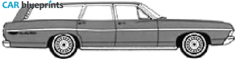 1968 Ford Coutry Wagon blueprint