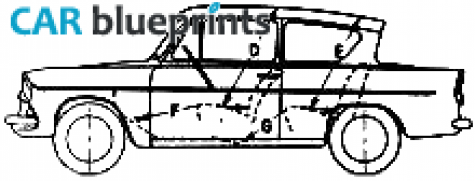 1977 Ford Anglia 105E Sedan blueprint