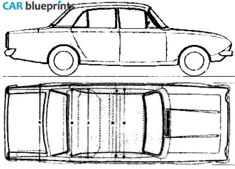 1965 Ford Corsair Sedan blueprint