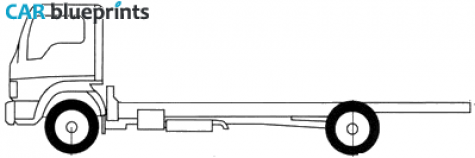 2006 Ford LCF L45 Truck blueprint