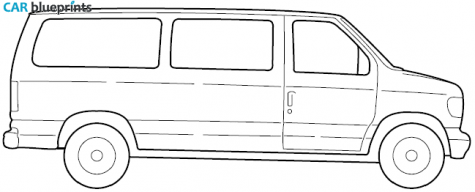 2006 Ford E-Series Bus blueprint