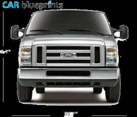 2011 Ford E-Series Pick-up blueprint