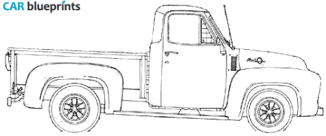 1953 Ford F-100 Pick-up blueprint