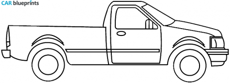 2006 Ford F-150 Pick-up blueprint