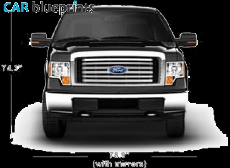 2011 Ford F150 Pick-up blueprint