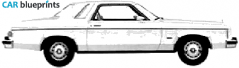 1980 Ford granada Sedan blueprint