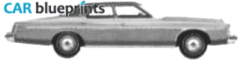 1975 Ford LTD Sedan blueprint