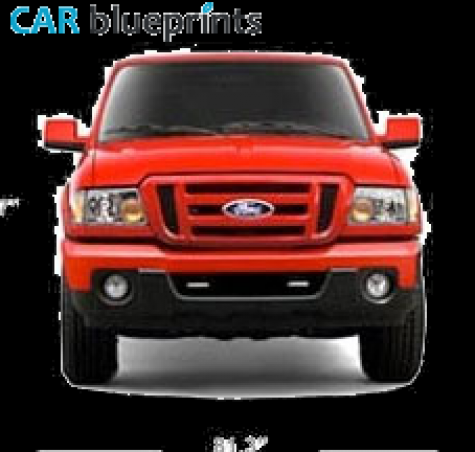 2010 Ford Ranger SUV blueprint