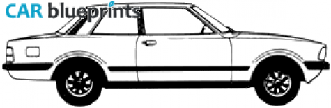 1979 Ford Taunus GL 2-door Sedan blueprint