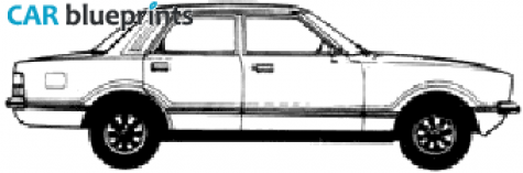 1978 Ford Taunus GL Sedan blueprint