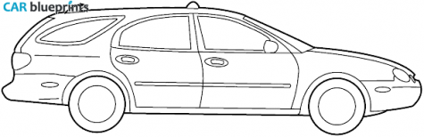 2003 Ford Taurus Wagon blueprint