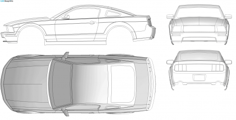 2009 Ford Trojan Cobra Coupe blueprint