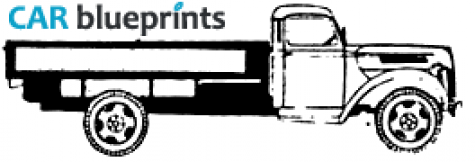 1948 Ford V-3000S Truck blueprint