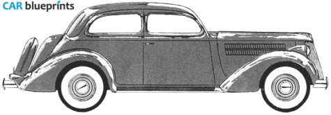 1936 Ford V8 Sedan blueprint