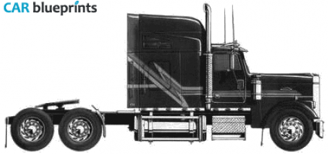 Freightliner LFD120 The Classic Truck blueprint