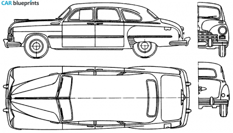 1948 GAZ ZIM Limousine blueprint