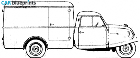 1956 Goliath Goli Truck blueprint