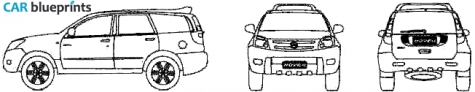 2006 Great Wall Hover SUV blueprint