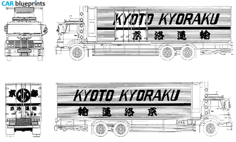 Hino  Truck blueprint