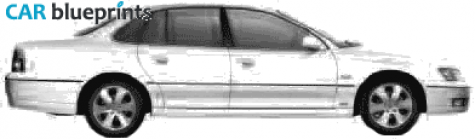 2006 Holden Caprice Sedan blueprint