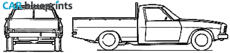 1974 Holden HQ One Tonner Pick-up blueprint