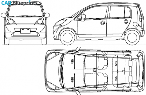 2003 Honda Life IV Hatchback blueprint