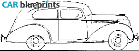 1937 Hudson Utility Coach Wagon blueprint