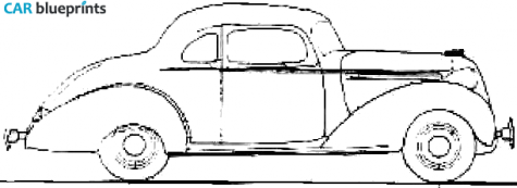 1937 Hudson Utility Coupe blueprint