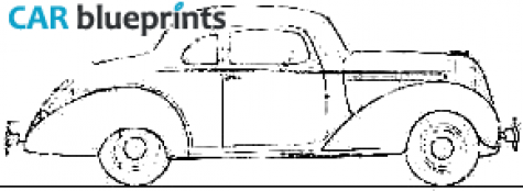 1937 Hudson Utility Coupe Pick-up blueprint