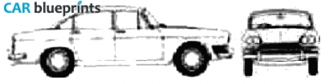 1963 Humber Super Snipe III Sedan blueprint