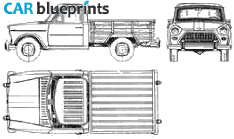 1969 IAME Rastrojero Truck blueprint