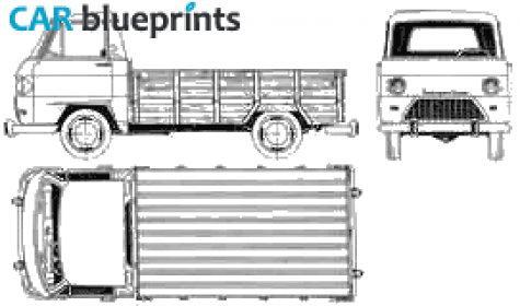 1971 IAME rastrojero Truck blueprint