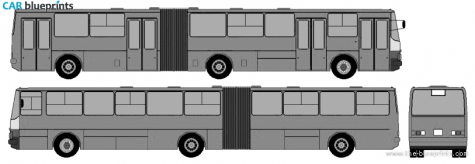 Ikarus 280 Bus blueprint