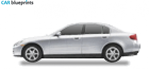 2009 Infiniti G Sedan blueprint