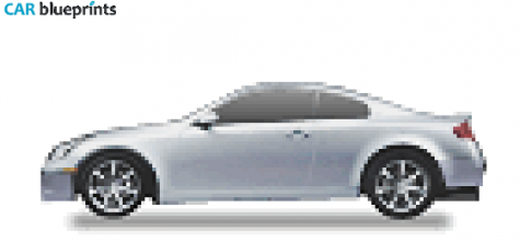 2009 Infiniti G Coupe blueprint