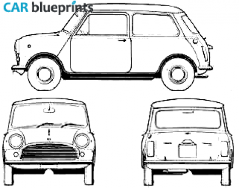 1971 Innocenti Mini Hatchback blueprint