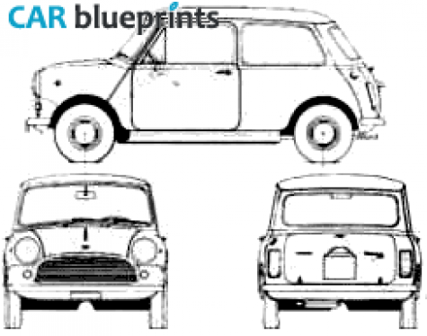 1974 Innocenti Mini Hatchback blueprint