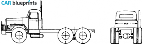 International F-230D Truck blueprint