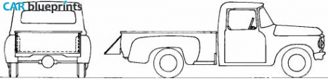 1968 International 908C Pick-up blueprint