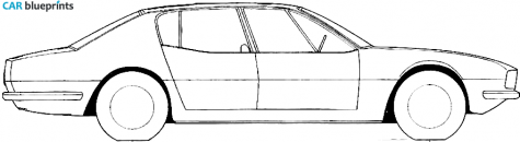 1967 Iso Rivolta Fidia S4 Sedan blueprint