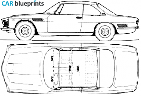 1962 Iso Rivolta IR 300 Sedan blueprint