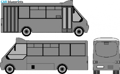 Iveco  Bus blueprint