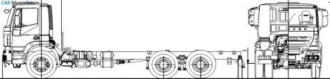 2009 Iveco Trakker E5 Truck blueprint