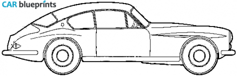 1960 Jensen 541S Coupe blueprint