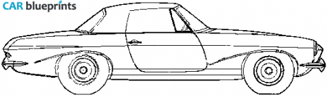 1965 Jensen Interceptor P66 Cabriolet blueprint