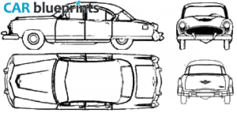 1958 Kaiser IKA Carabela Sedan blueprint