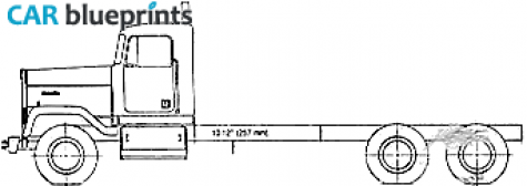 Kenworth LW900 Truck blueprint