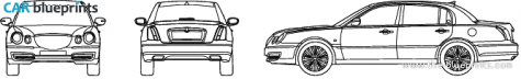 2010 KIA Opirus Sedan blueprint