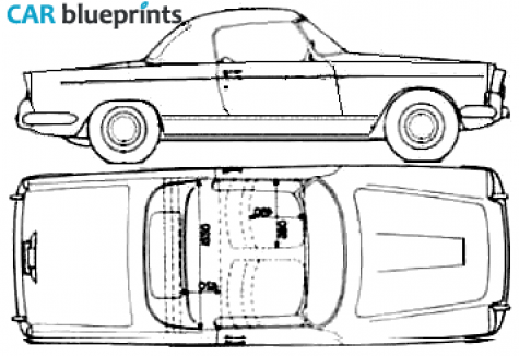 1959 Lancia Appia S3 Vignale Cabriolet blueprint