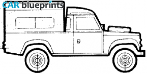 1965 Land Rover S2 SUV blueprint